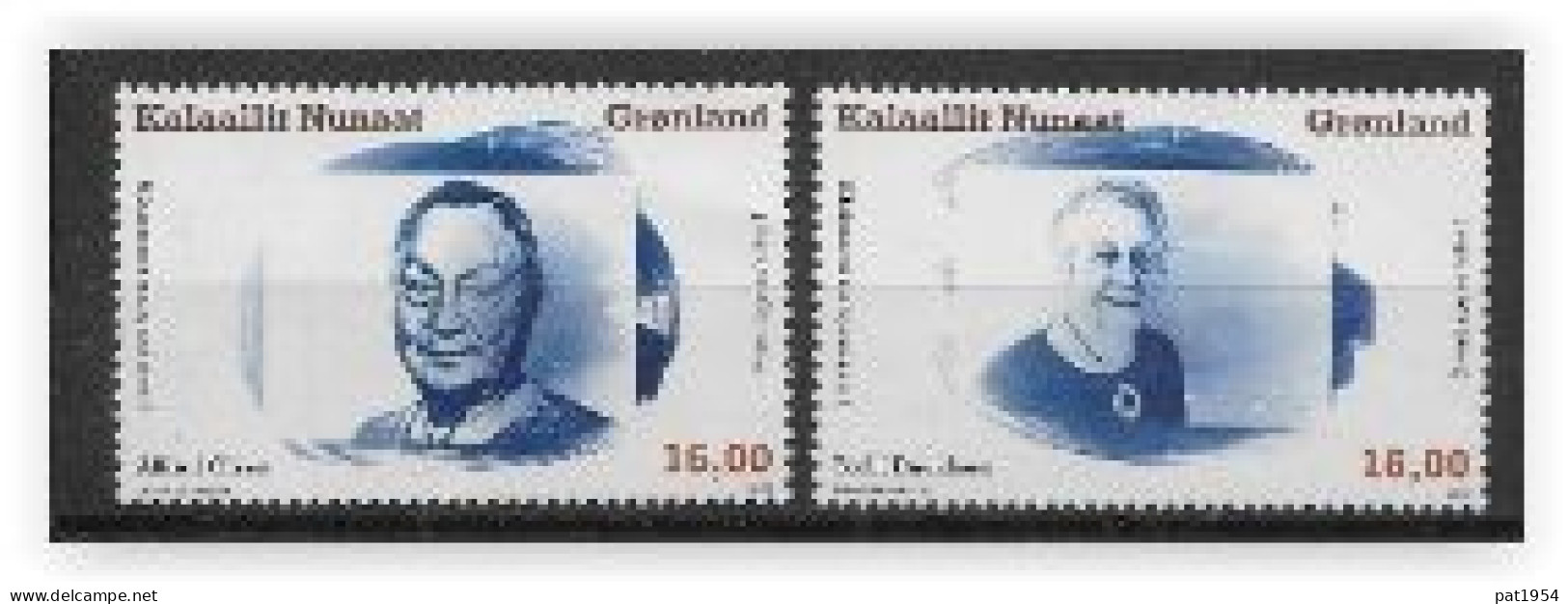 Groënland 2023, Série Neuve Héros - Unused Stamps