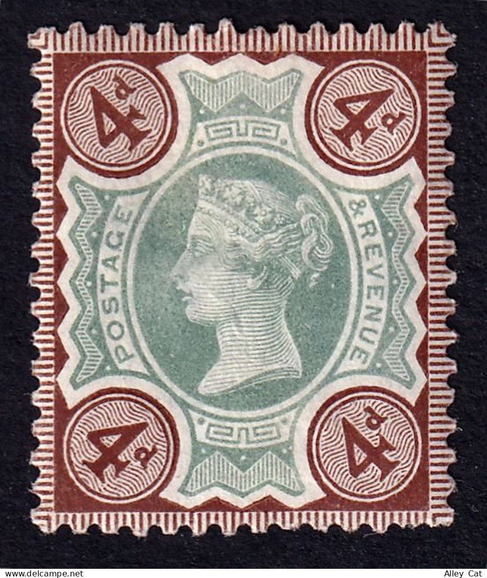 GB QV 1887-92 Jubilee Issue 4d Green & Brown - MH - SG 205 - Nuovi