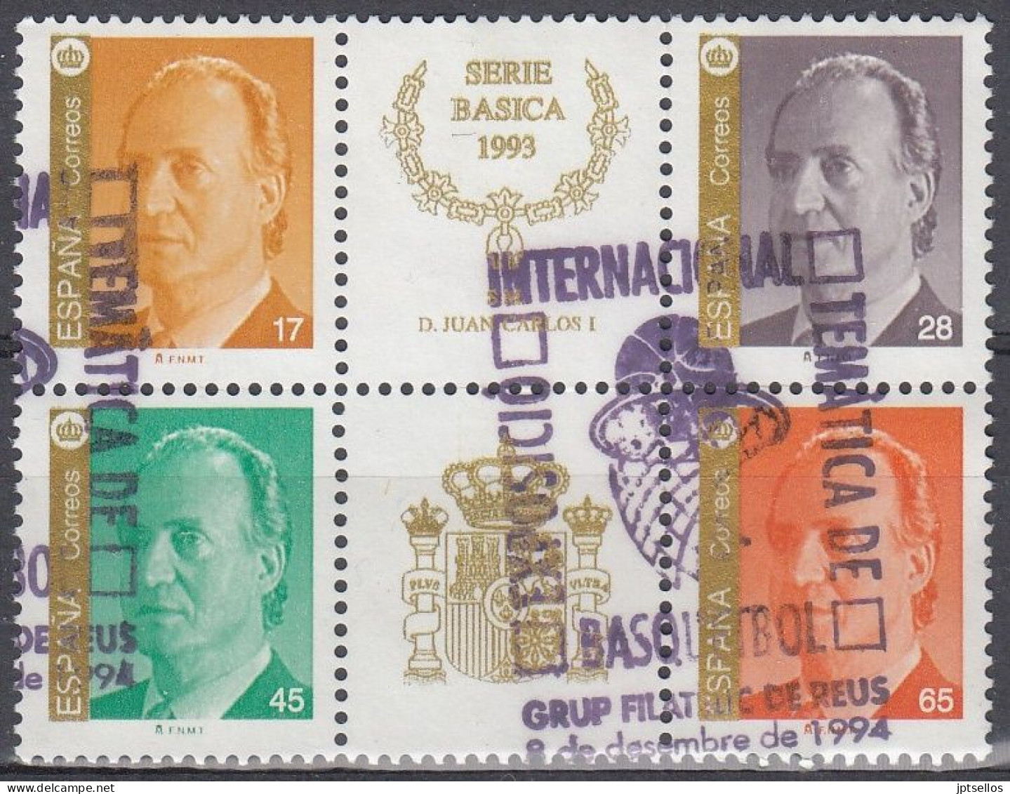 ESPAÑA 1993 Nº 3259A/3262A USADO - Used Stamps