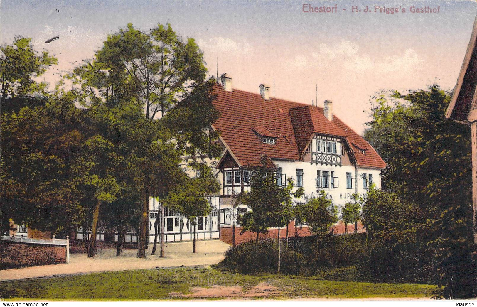 Hamburg-Ehestorf - H.J.Prigge's Gasthof Gel.1922 - Wilhemsburg