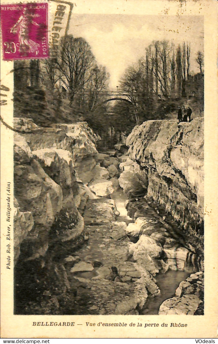 France (01) Ain - Bellegarde - Vue D'ensemble De La Perte Du Rhône - Bellegarde-sur-Valserine