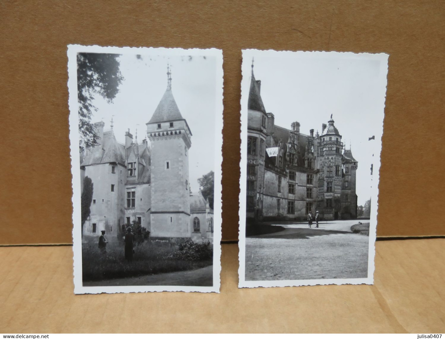 MEILLANT (18) 2 Anciennes Photographies Vues Du Chateau 1933 - Meillant