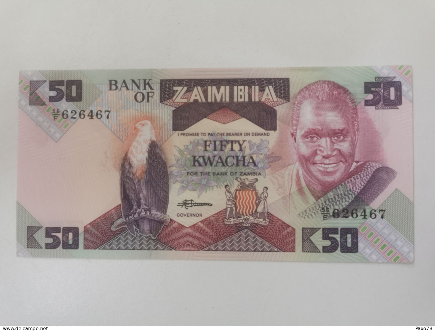 Zambie, 50 Kwacha - Zambie