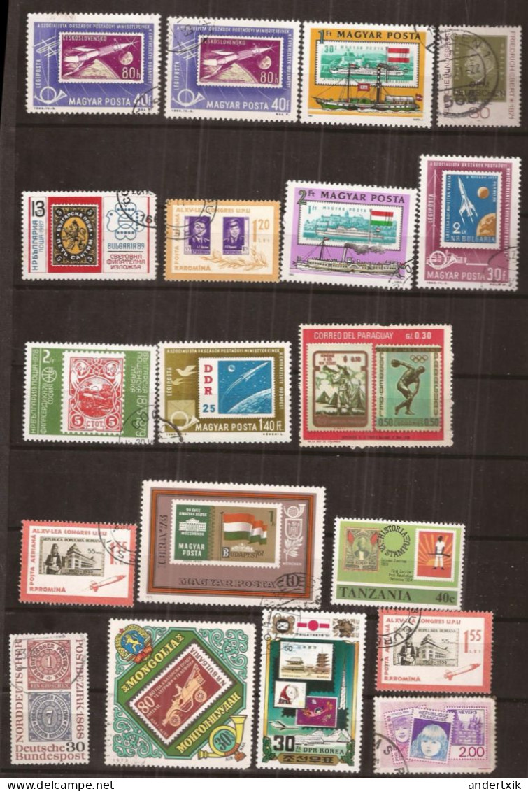 (ANG387) The Used Of - STAMPS ON STAMPS (3 Scans) - Automaatzegels [ATM]