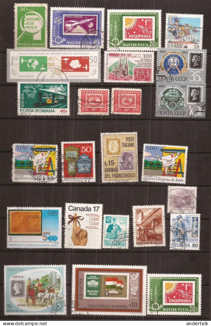 (ANG387) The Used Of - STAMPS ON STAMPS (3 Scans) - Automatenmarken [ATM]