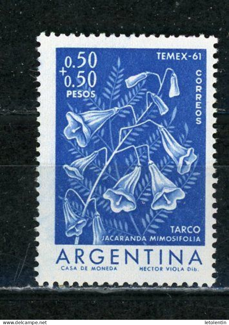 ARGENTINE : FLORE "TEMEX '61" - N° Yvert 629** - Ungebraucht