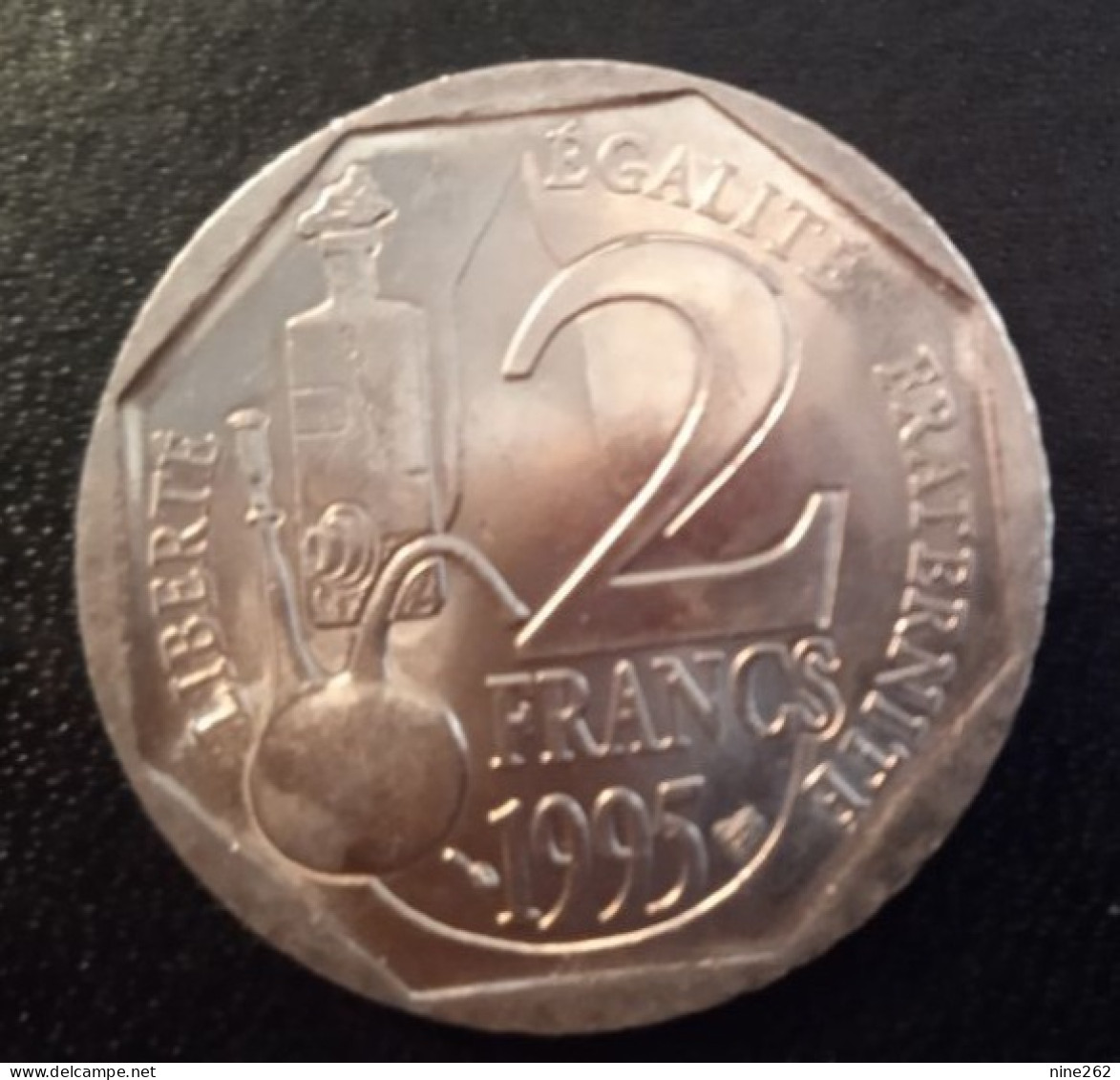 2 FRANCS *LOUIS PASTEUR *.SURPLUS DE METAL SUR LE HAUT DU 2 ....A VOIR ...... - Varietà E Curiosità