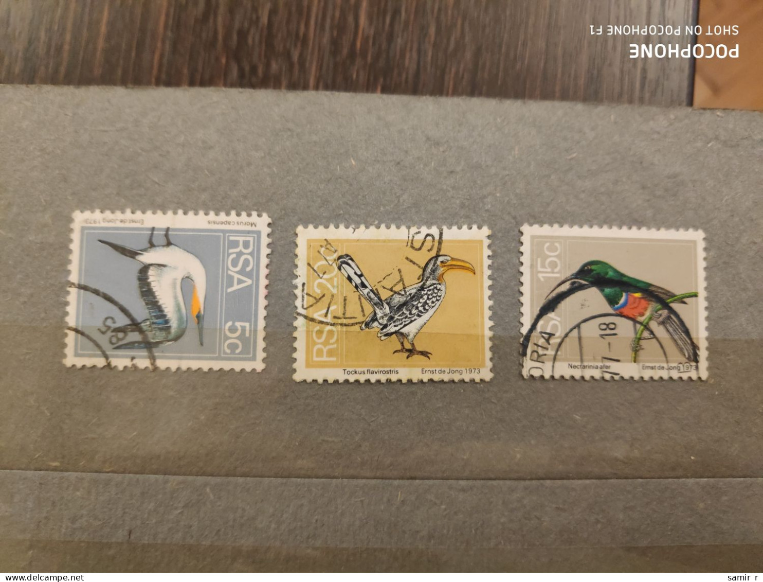 1973 RSA	 Birds (F33) - Used Stamps