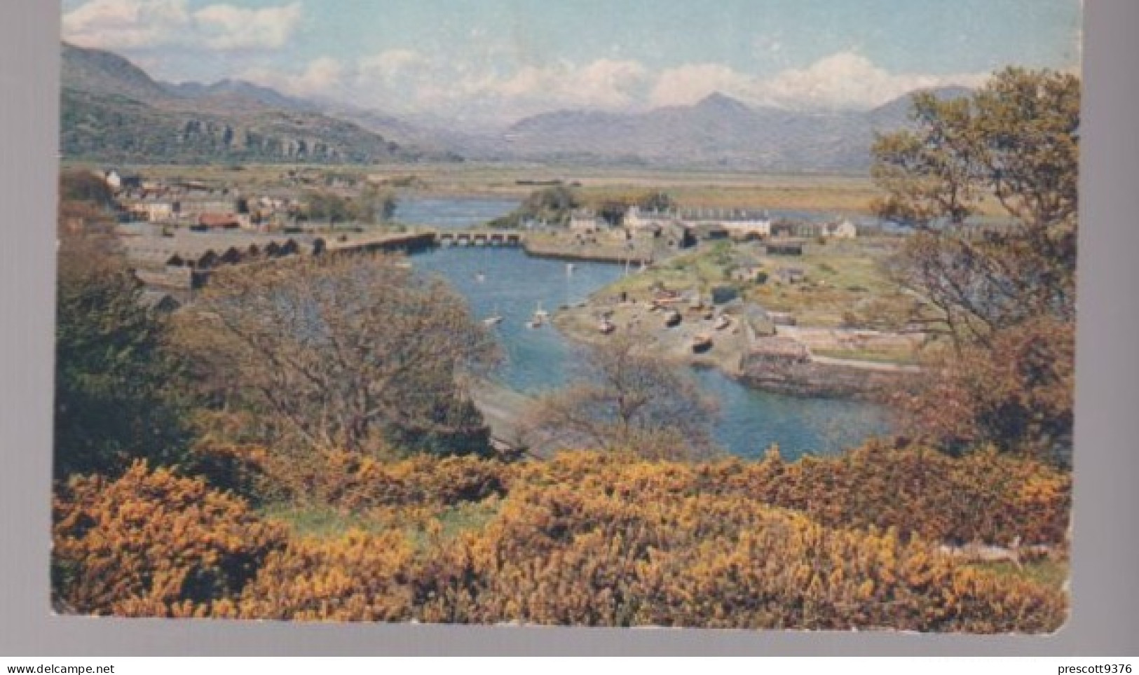 Portmadoc Harbour, Wales, UK   -   Unused Postcard   - UK14 - Arthur Dixon - Caernarvonshire