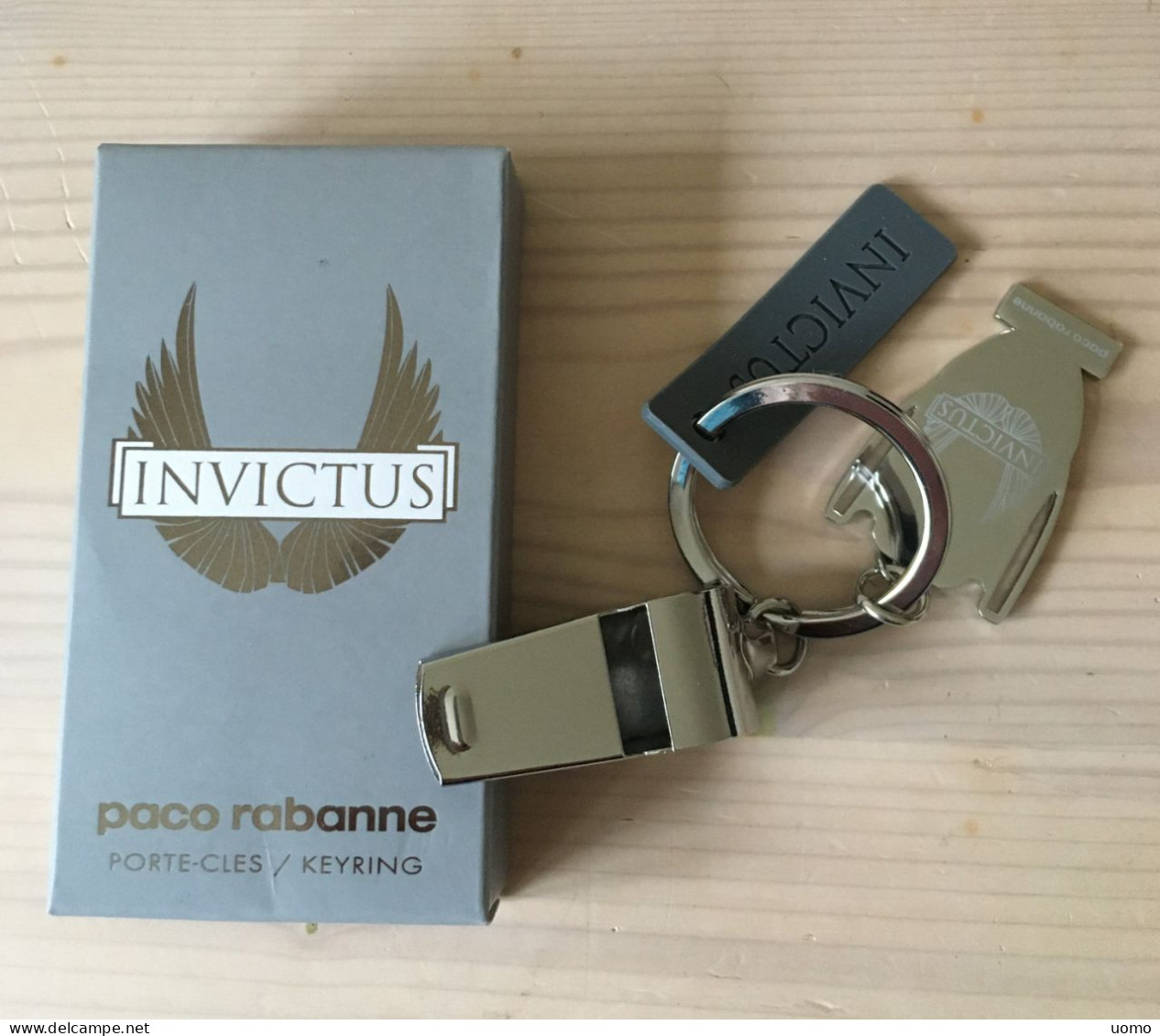 Invictus (Paco Rabanne) Sleutelhanger Met Fluit - Accessoires