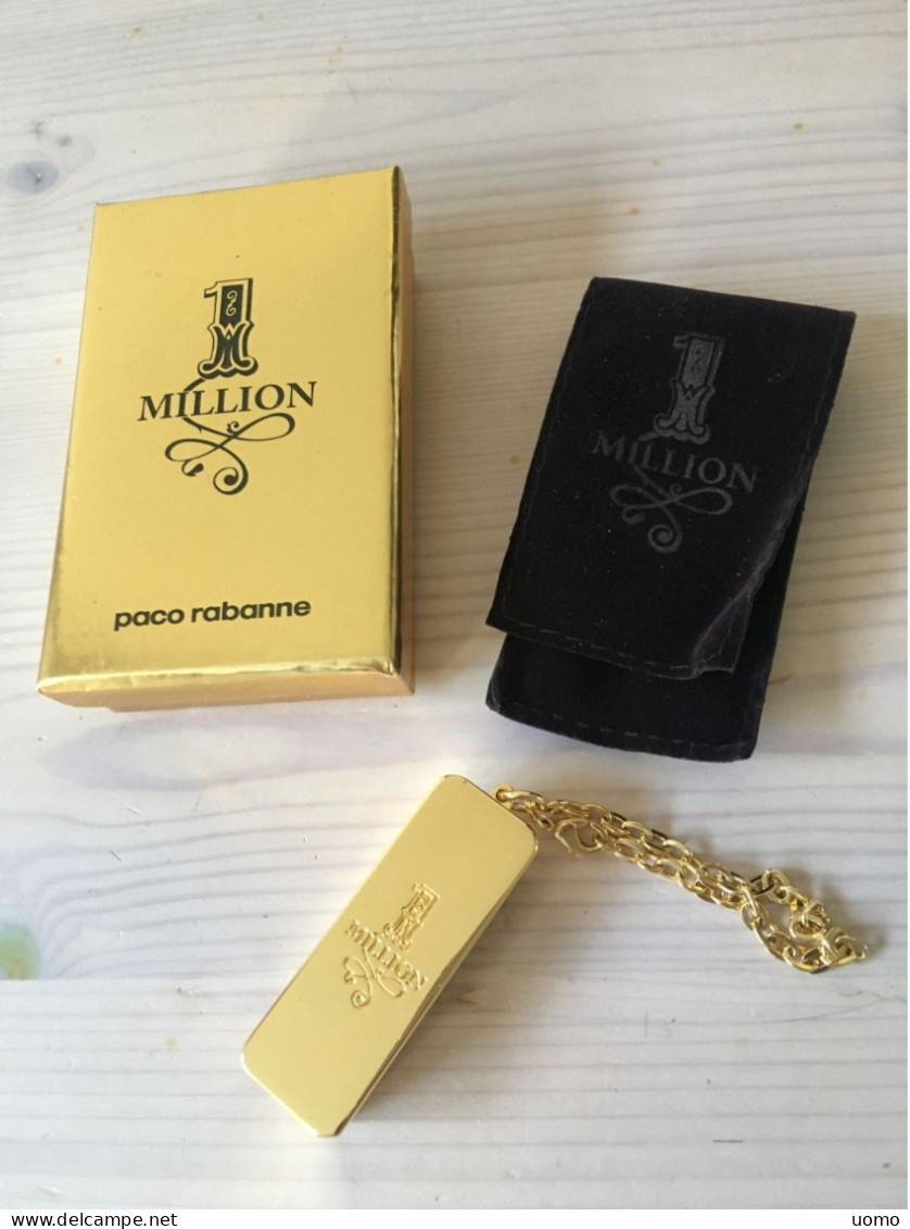 1 Million Paco Rabanne Sleutelhanger ‘goudbaar’ - Accessoires