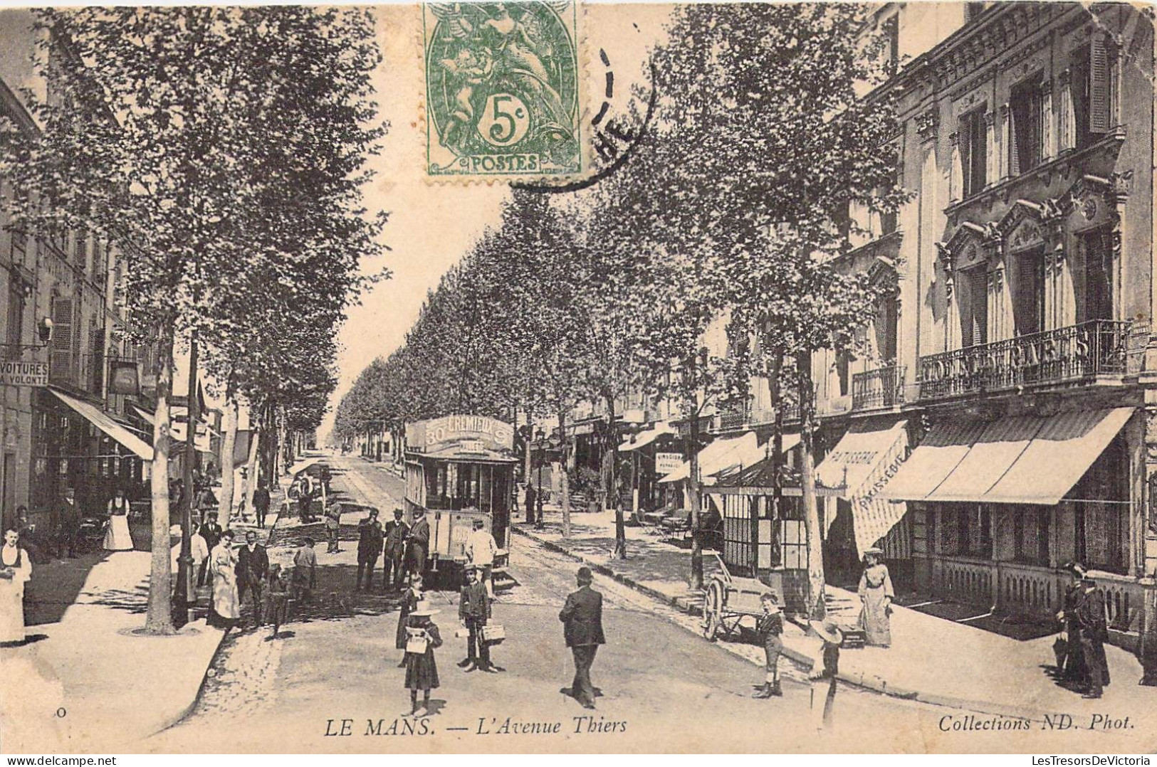 FRANCE - 72 - Le Mans - L'Avenue Thiers - Carte Postale Ancienne - Le Mans