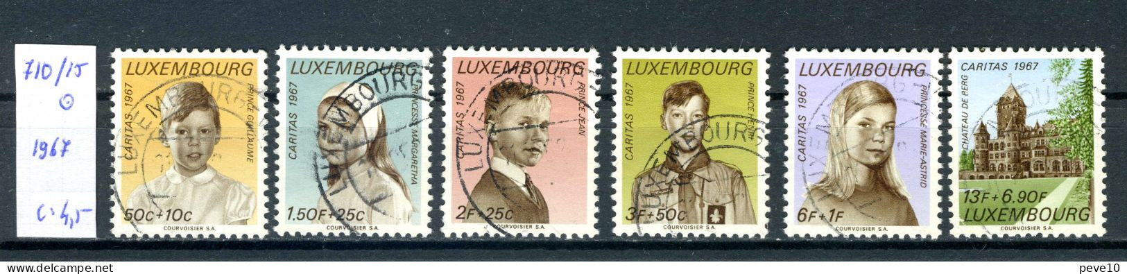 Luxembourg    N°  710/15 O - Gebraucht