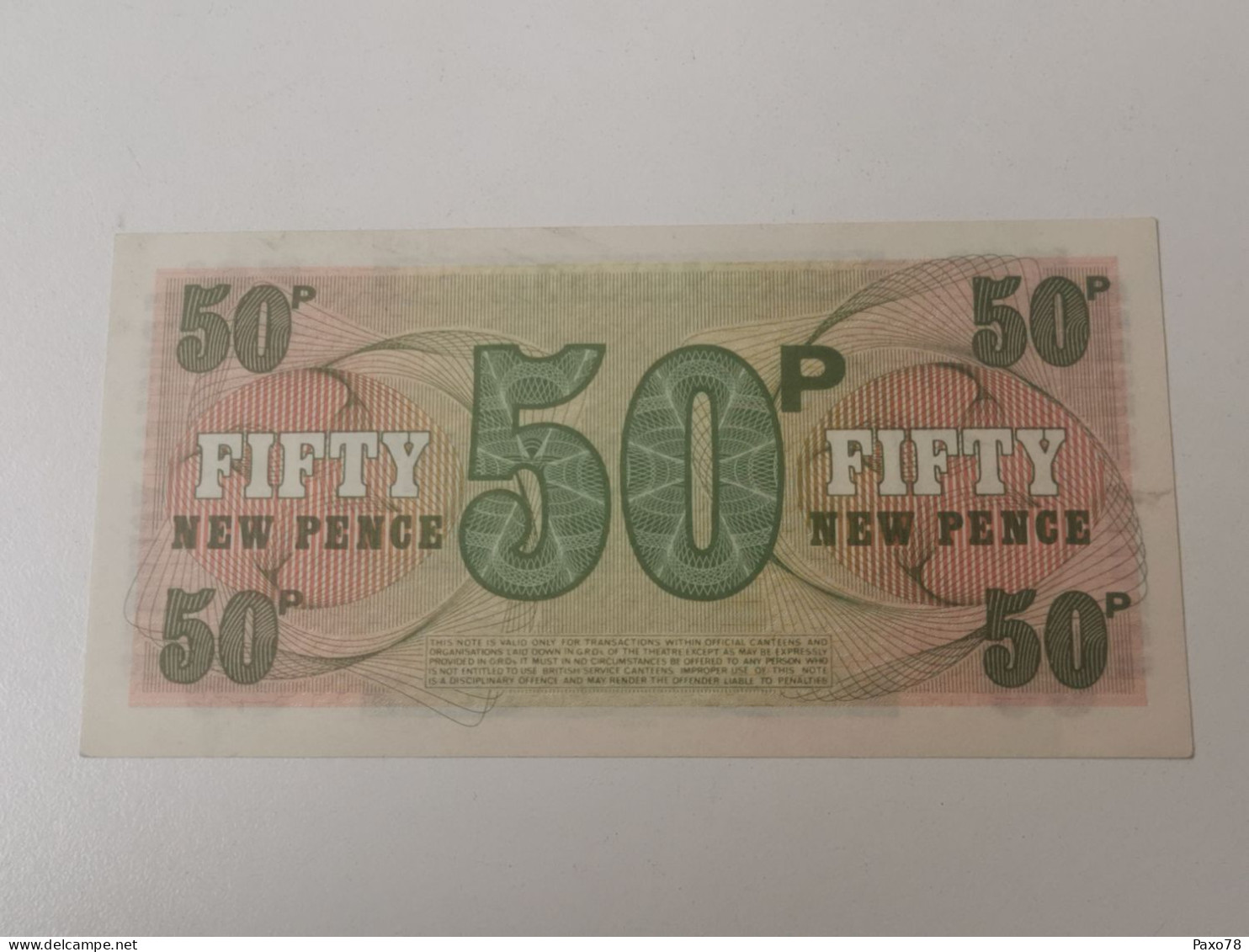 50 New Pence, British Armed Forces - Other & Unclassified