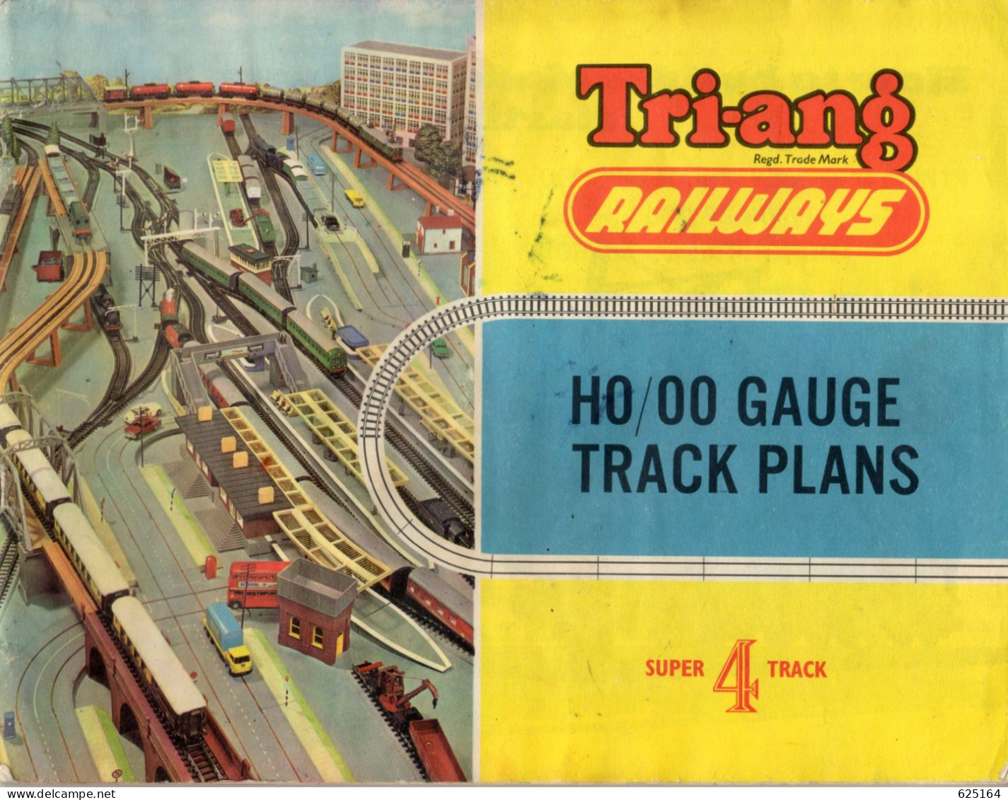 Catalogue TRI-ANG 1963 RAILWAYS Track Plans HO OO - Inglés