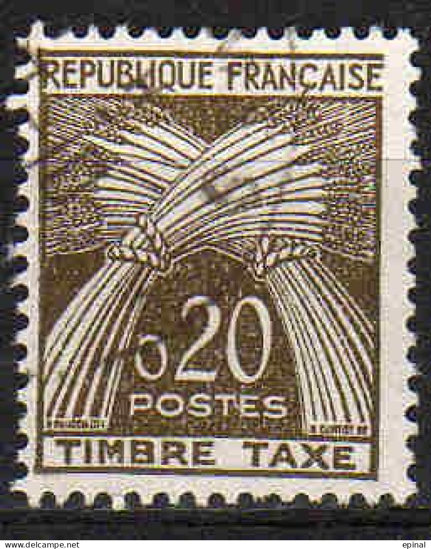 FRANCE : Taxe N° 92 Oblitéré - PRIX FIXE - - 1960-.... Oblitérés