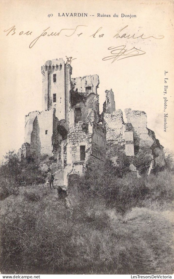 FRANCE - 41 - Lavardin - Ruines Du Donjon - Carte Postale Ancienne - Sonstige & Ohne Zuordnung