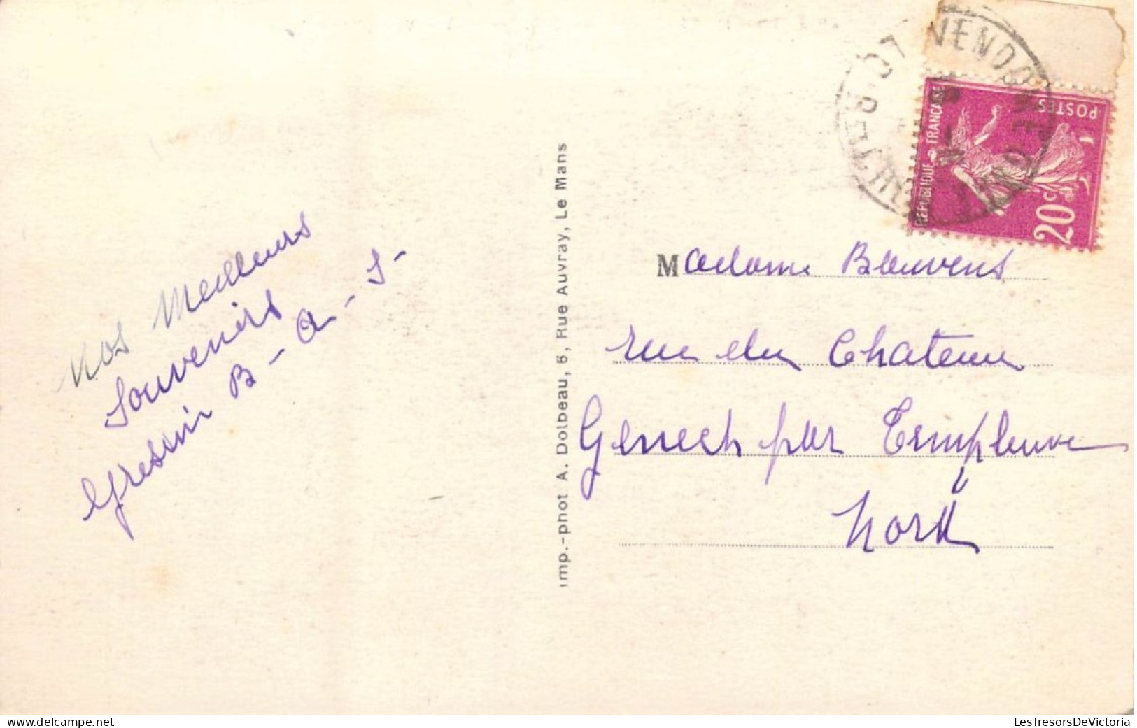 FRANCE - 72 - La Chartre-sur-le-Loir - Vue Générale - Carte Postale Ancienne - Autres & Non Classés