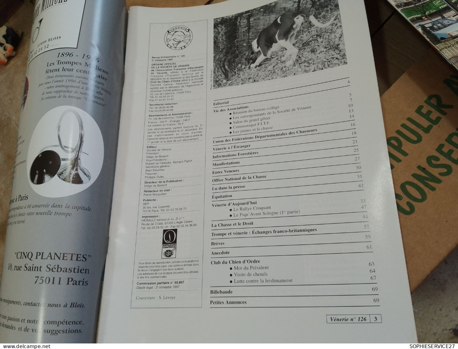 131 // VENERIE 1997 / LA CHASSE AUX CHIENS COURANTS - Fischen + Jagen