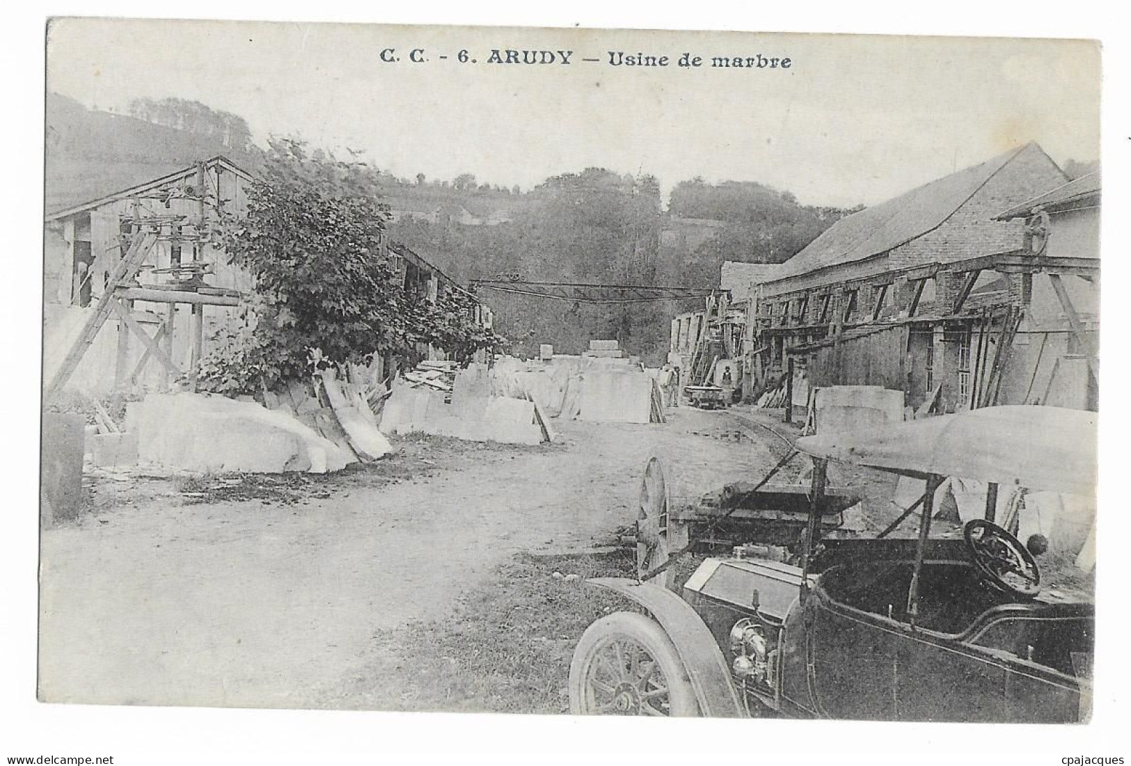 64 - ARUDY : USINE DE MARBRE . - Arudy