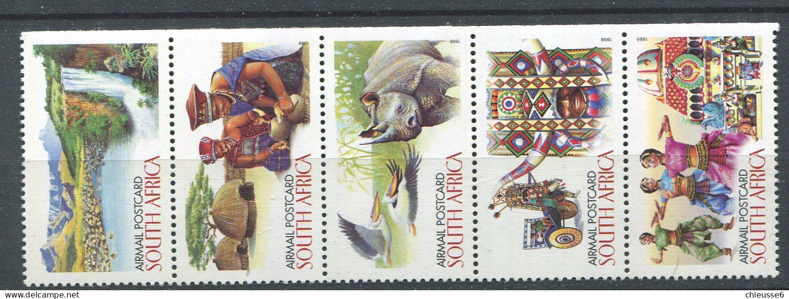 Afrique Du Sud ** PA 31 à 35 Se Tenant - Tourisme - Unused Stamps