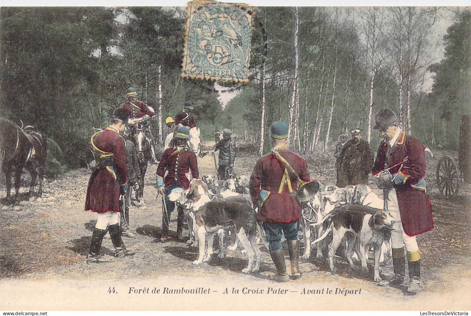 FRANCE - 78 - Forêt De Rambouillet - A La Croix Pater - Avant Le Départ - Carte Postale Ancienne - Rambouillet