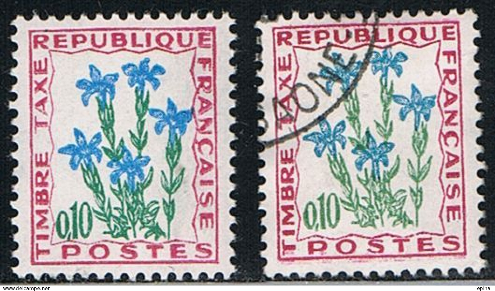 FRANCE : Taxe N° 96 ** Et Oblitéré - PRIX FIXE - - 1960-.... Mint/hinged