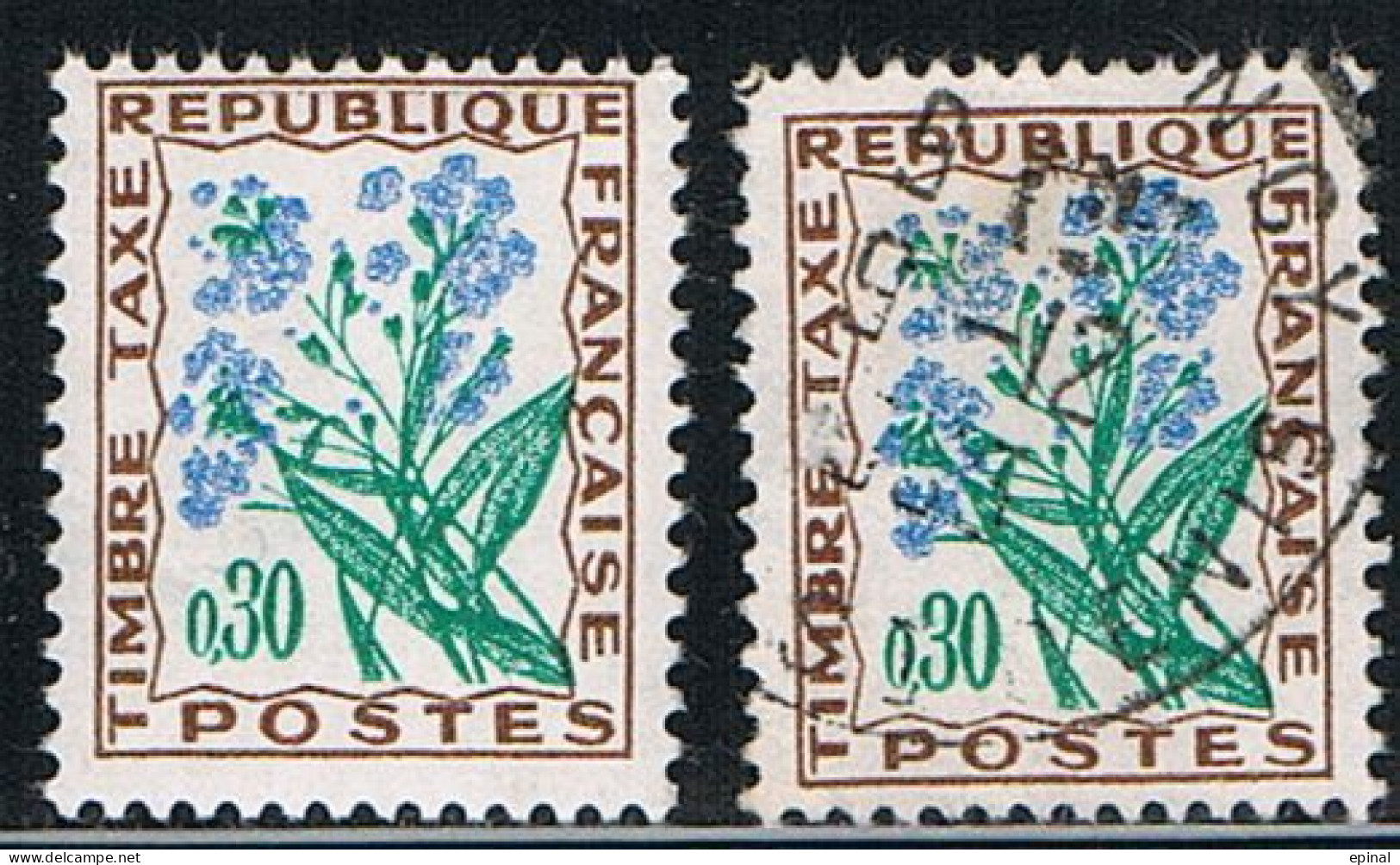 FRANCE : Taxe N° 99 ** Et Oblitéré - PRIX FIXE - - 1960-.... Mint/hinged