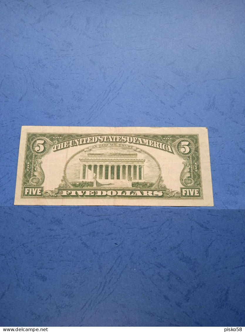 STATI UNITI-P469a 5D 1981 - - Federal Reserve (1928-...)