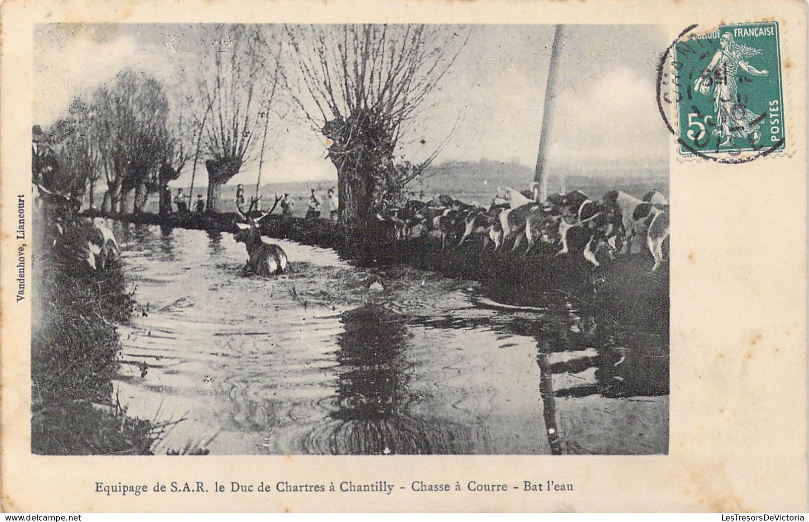 FRANCE - 60 - Chantilly - Equipage De S.A.R. Le Duc De Chartres à Chantilly - Chasse à Courre.. - Carte Postale Ancienne - Chantilly