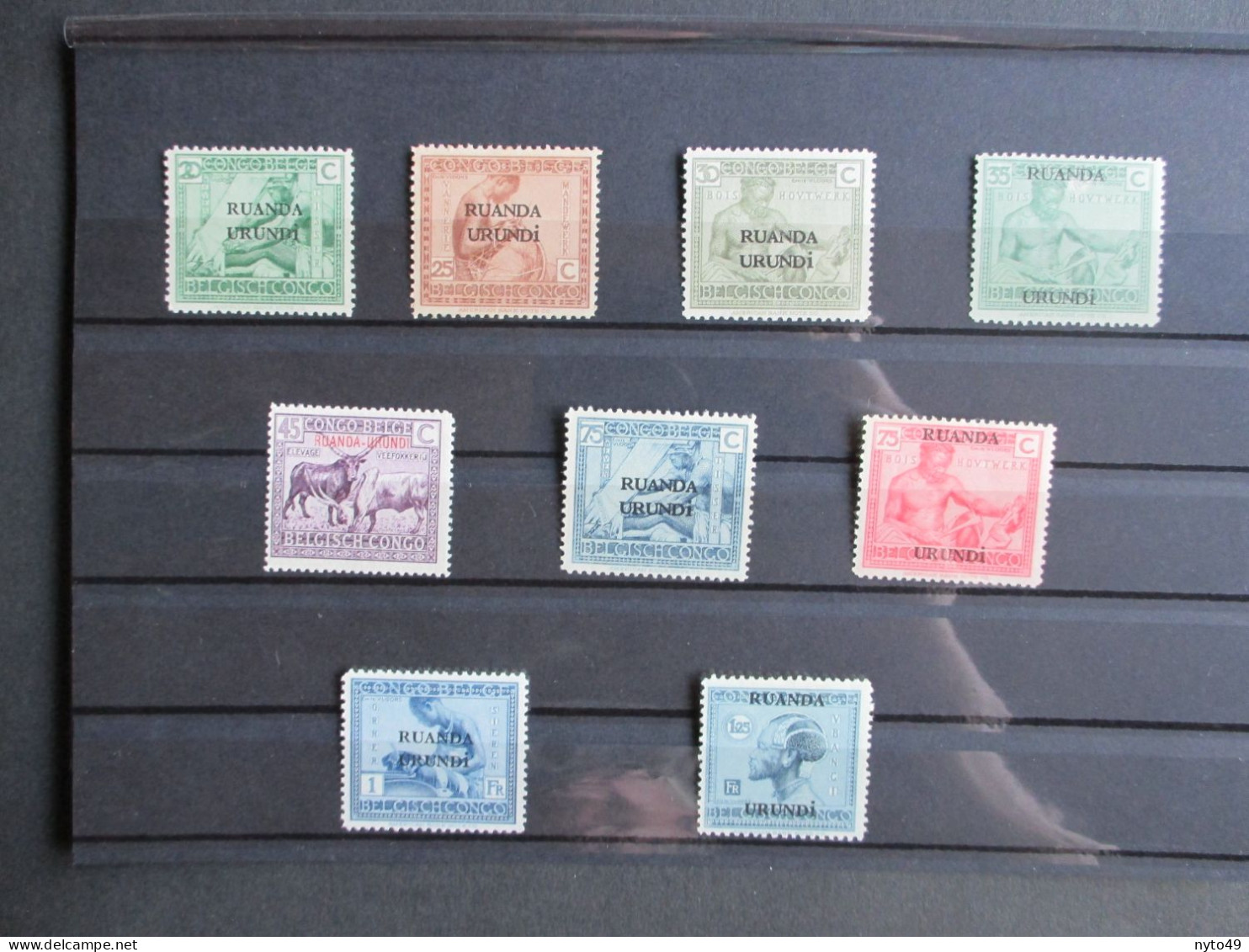 Nr 62/76 - "Vloors"- 9 Losse Zegels Uit De Reeks - MNH** - Unused Stamps