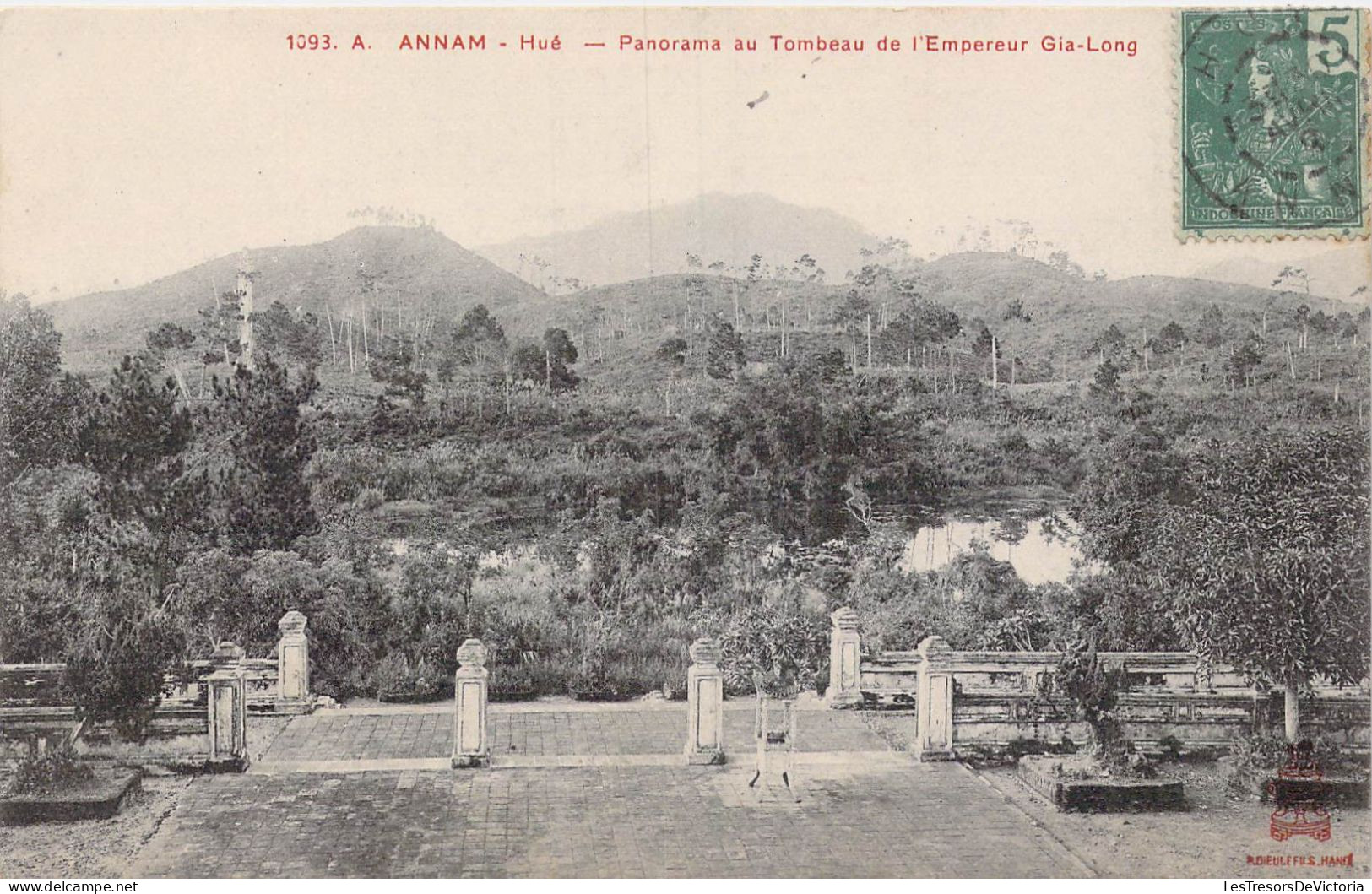 Viêt-Nam - Annam - Hué - Panorama Au Tombeau De L'Empereur Gia-Long - Carte Postale Ancienne - Viêt-Nam