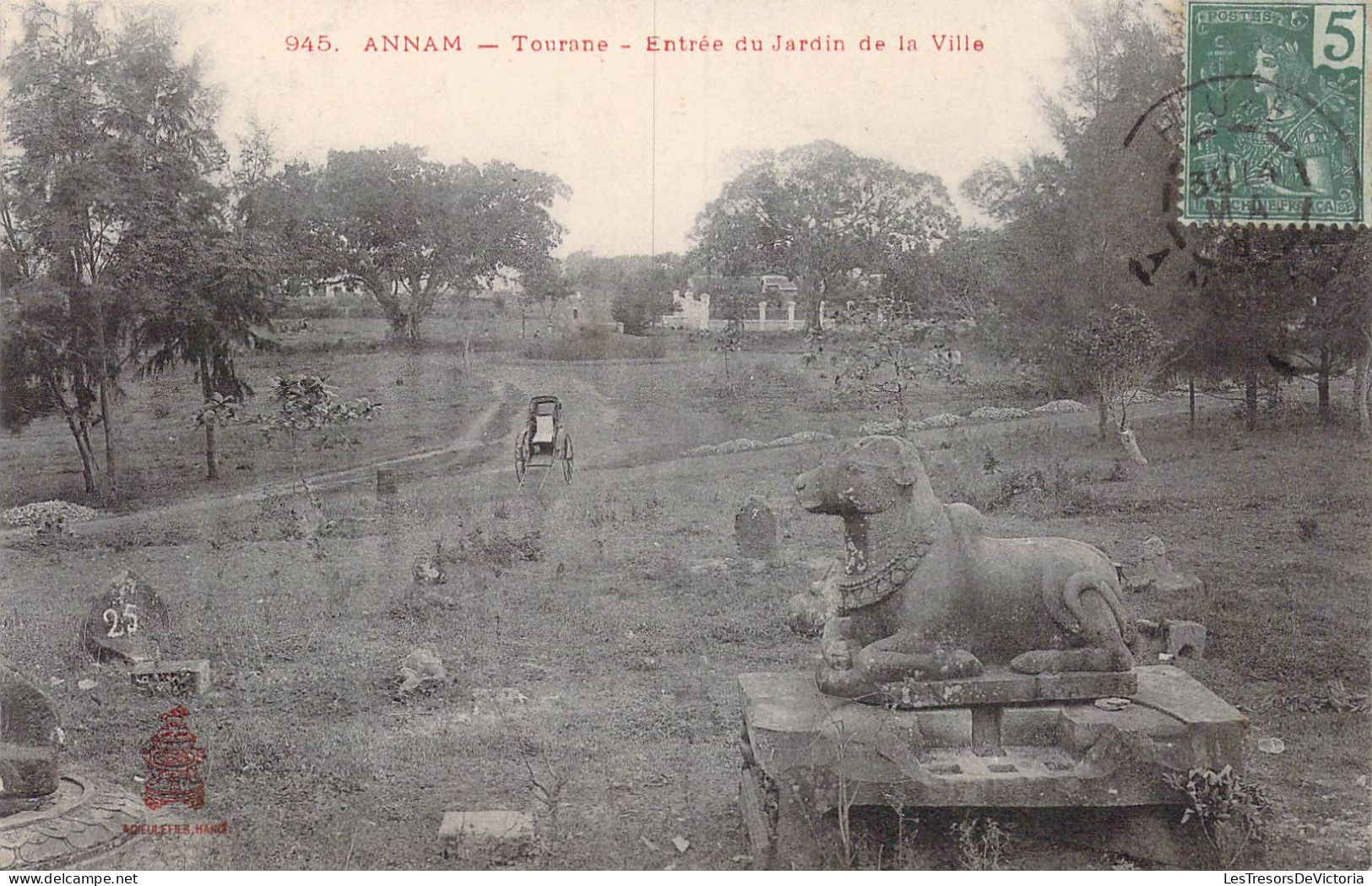 Viêt-Nam - Annam - Tourane - Entrée Du Jardin De La Ville - Carte Postale Ancienne - Vietnam