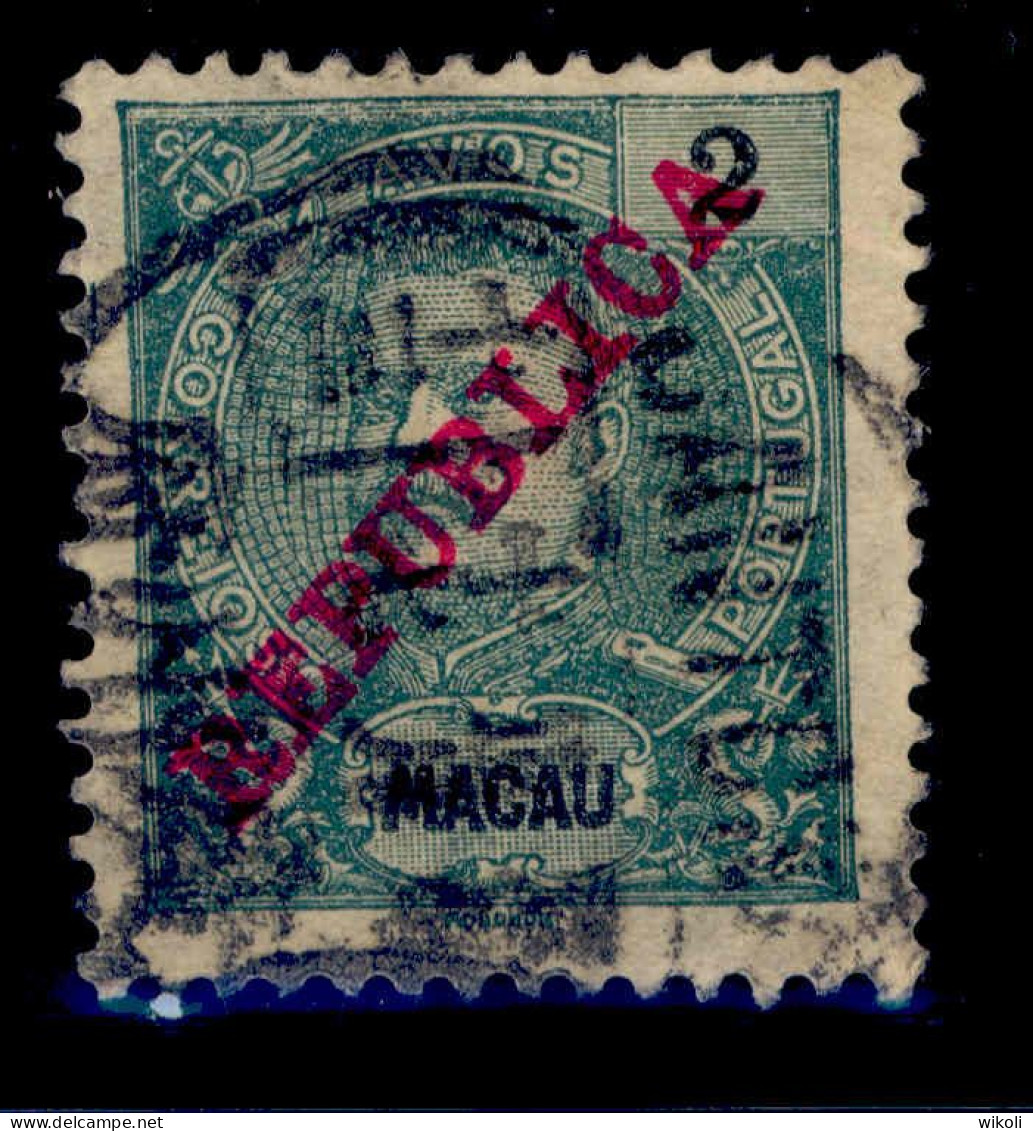 ! ! Macau - 1911 D. Carlos (CANTON CANCEL) 2 A - Af. 151 - Used - Oblitérés