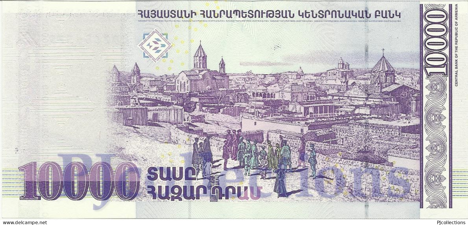 ARMENIA 10000 DRAM 2003 PICK 52a UNC RARE - Armenien