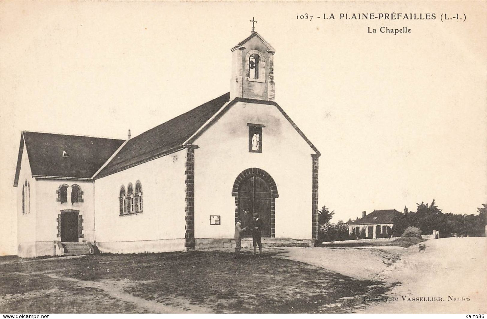 La Plaine Sur Mer * Préfailles * Place Et La Chapelle Du Village - La-Plaine-sur-Mer