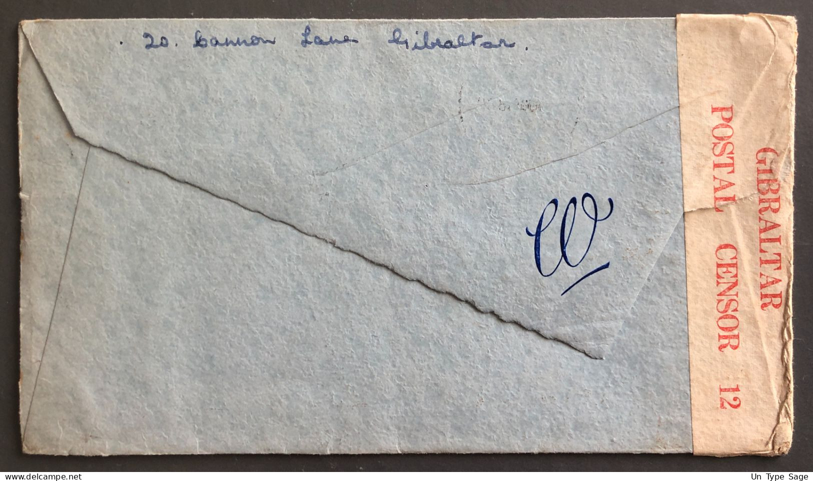 Gibraltar, Divers Sur Enveloppe Censurée 18.3.1940 - (A1156) - Gibilterra