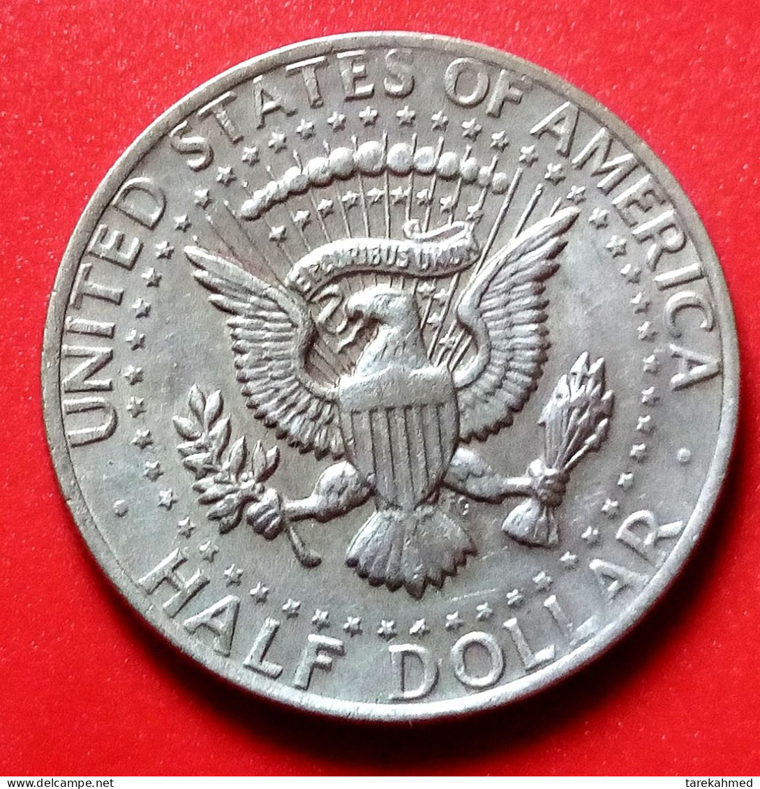 USA, 1/2 DOLLAR, 1973, KM# 202b, Kennedy, Half Dollar, Agouz - 1964-…: Kennedy