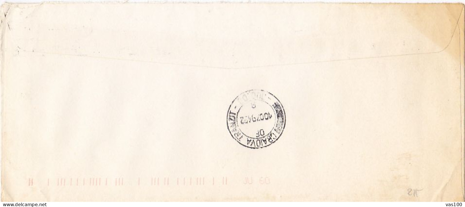 BERRIES, POSTAL CODE, AGRICULTURE, STAMPS ON COVER, 1994, CANADA - Brieven En Documenten
