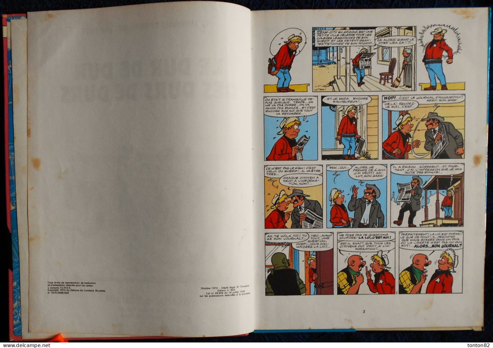 Tibet - Les Aventures De Chick Bill - 38 - Le Dur De Dur Des Durs De Durs - Éditions Dargaud - ( E.O. 1974 ) . - Chick Bill