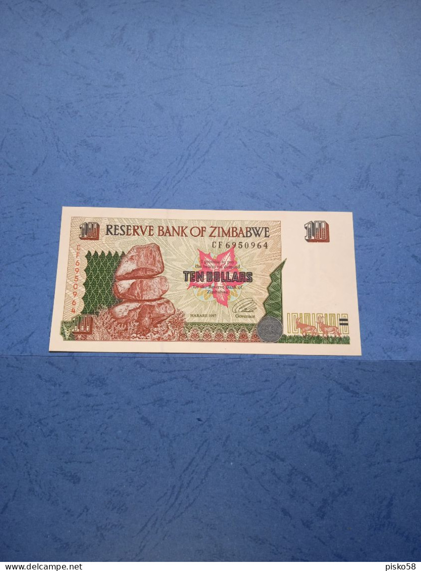 ZIMBABWE-P6 10D 1997 UNC - Zimbabwe