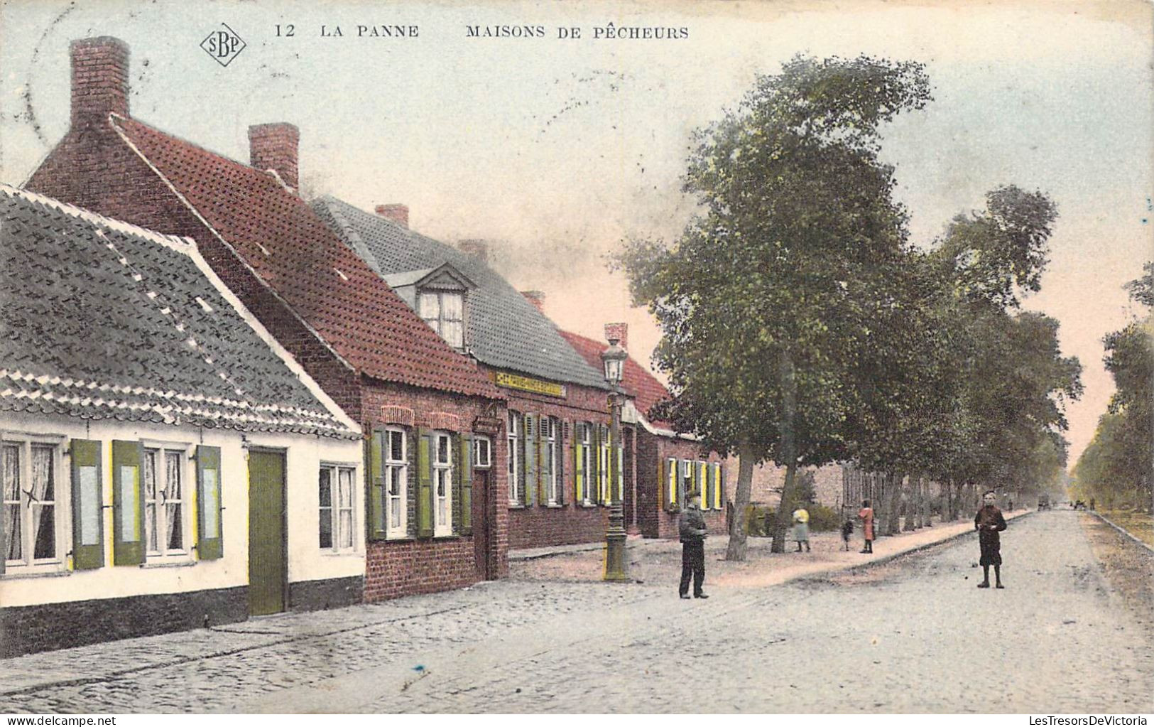 BELGIQUE - La Panne - Maisons De Pêcheurs - Carte Postale Ancienne - De Panne