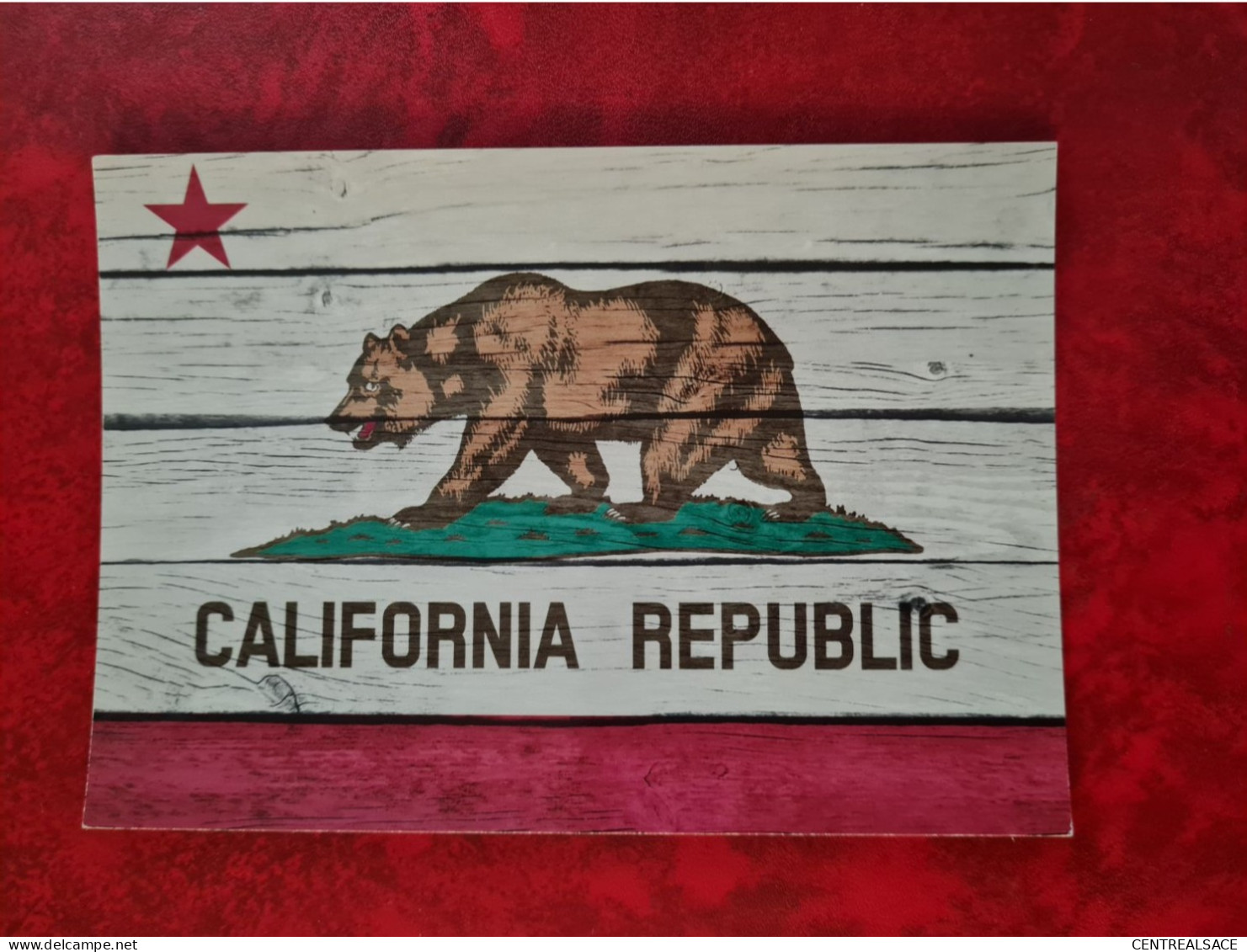 Carte CALIFORNIA REPUBLIC FLAG - Anaheim