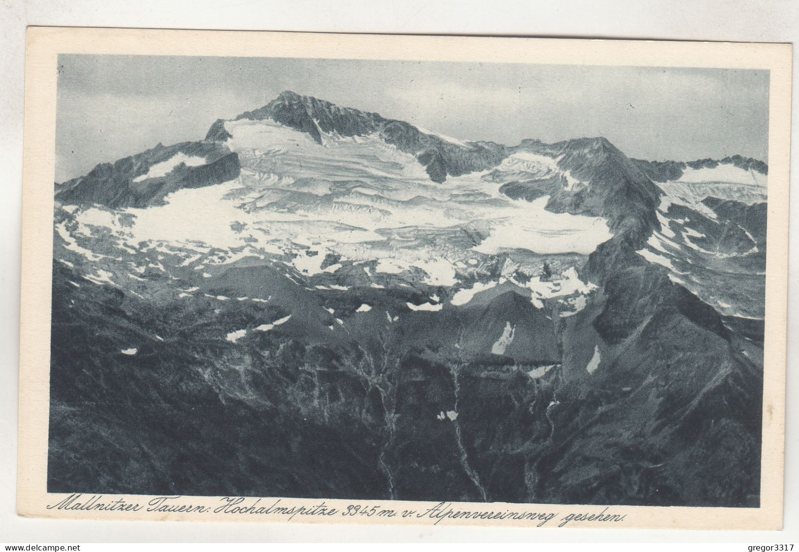 D3950) MALLNITZ - Mallnitzer Tauern Hochalmspitze Vom Alpenvereinsweg Gesehen 1926 - Mallnitz