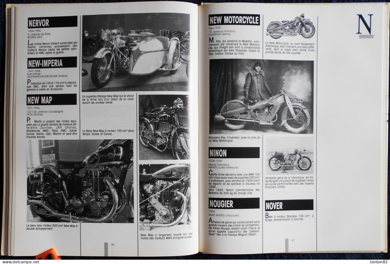 Dominique Pascal - Le Grand Dictionnaire des MOTOS FRANÇAISES - CH. Massin Editeur - ( 2008 ) .