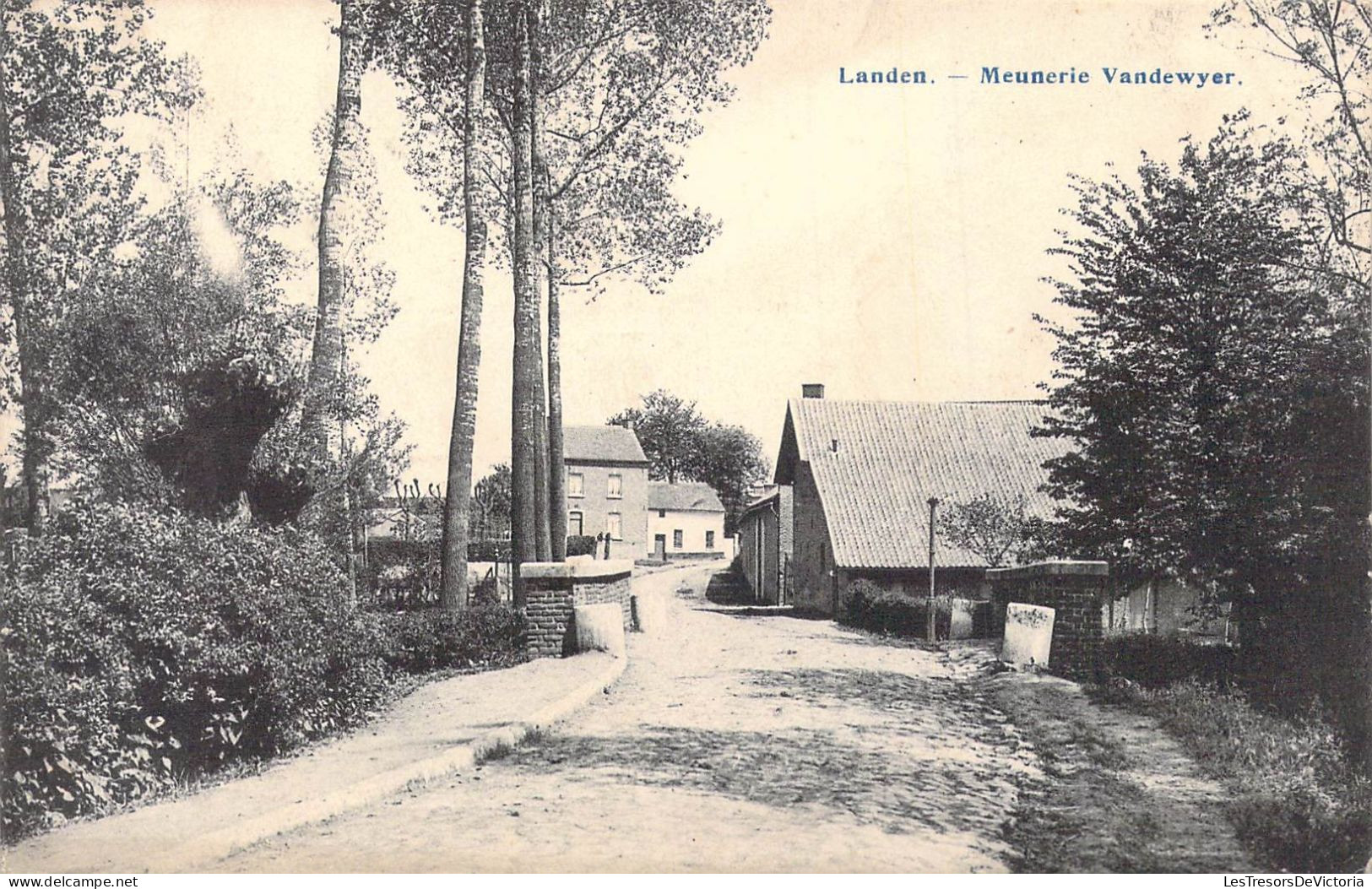 BELGIQUE - Landen - Meunerie Vandewyer - Carte Postale Ancienne - Landen