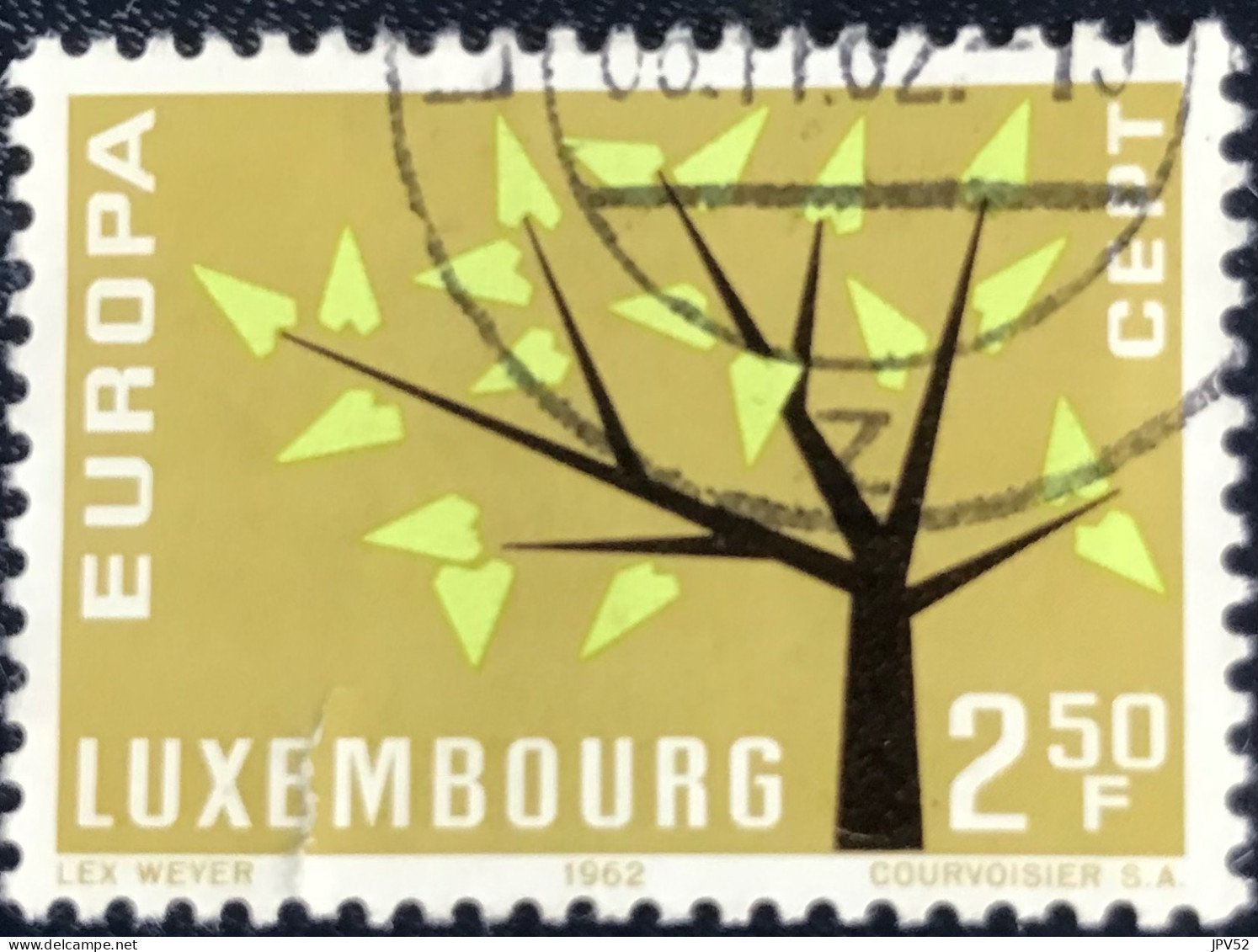 Luxembourg - Luxemburg - C18/32 - 1962 - (°)used - Michel 657 - Europa - Boom Met 19 Bladeren - Gebraucht