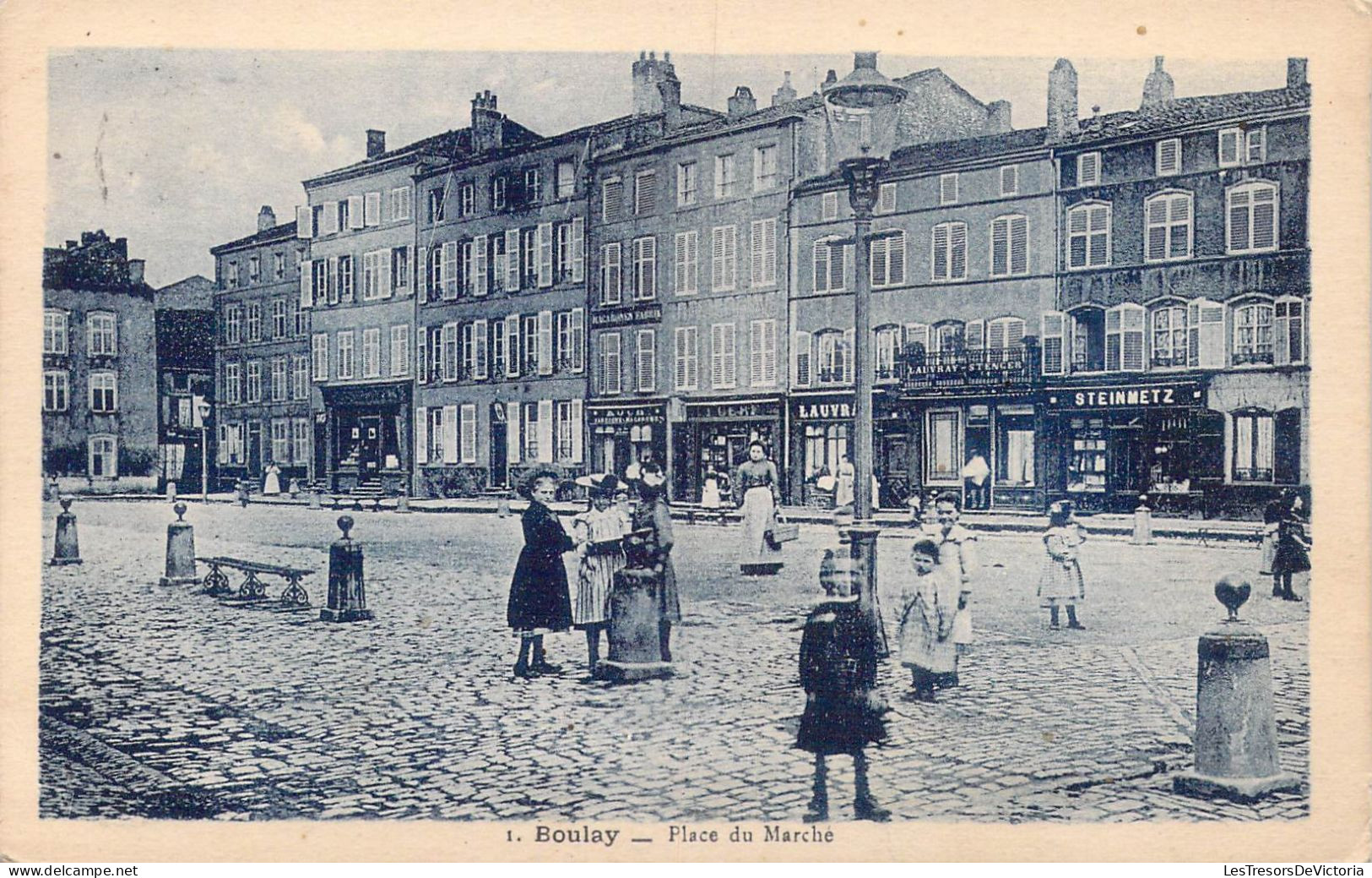FRANCE - 57 - Boulay - Place Du Marché - Carte Postale Ancienne - Boulay Moselle