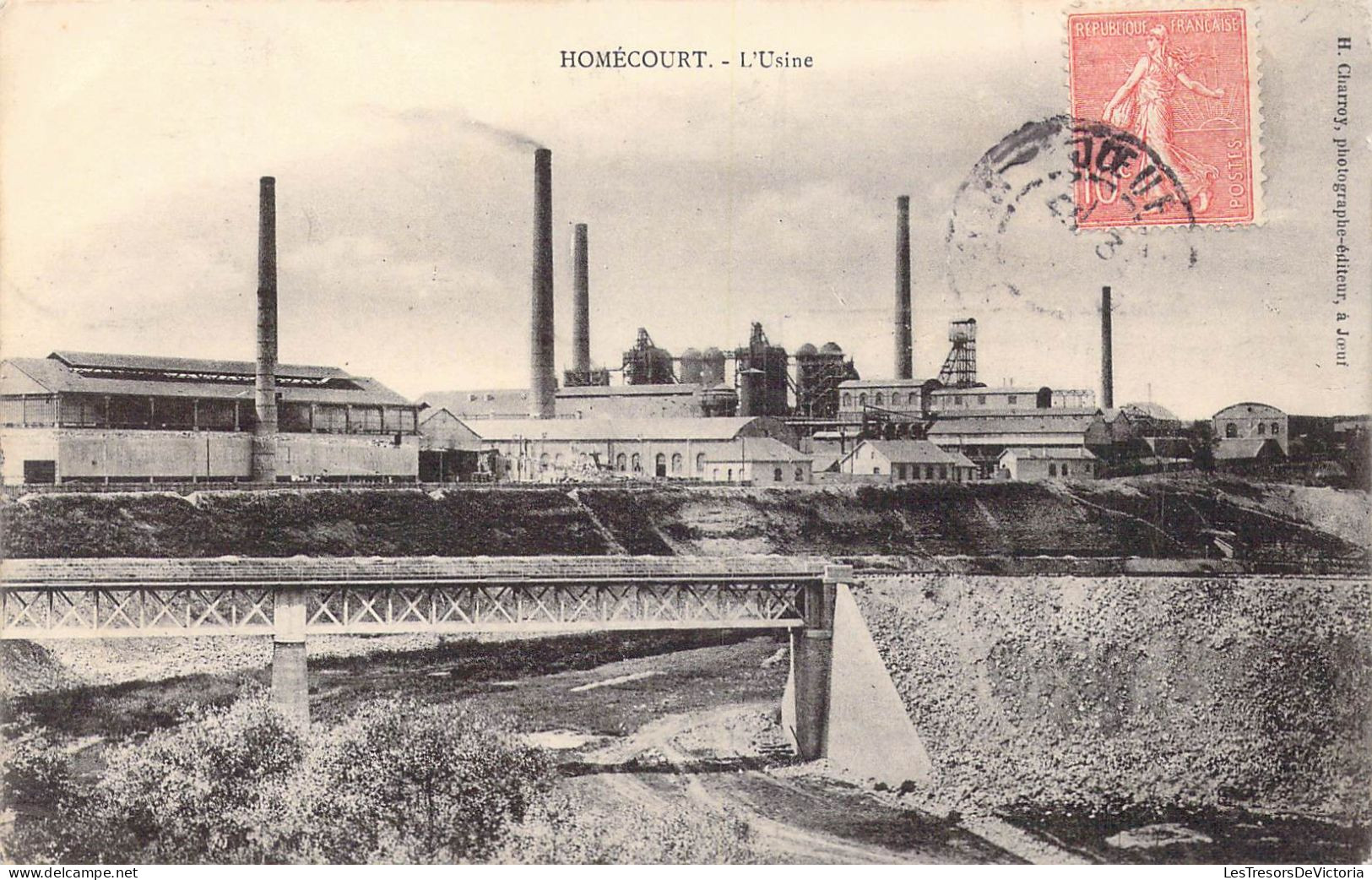 FRANCE - 54 - Homécourt - L'Usine - Carte Postale Ancienne - Homecourt
