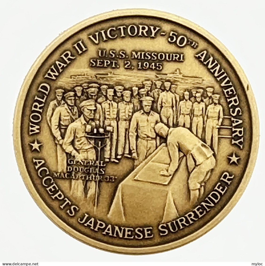 Militaria/Freemasonry. WWII. 50th Anniversary. Oct.1995. 194th Anniversary Supreme Concil 33e S.:J.: USA. - Vrijmetselarij